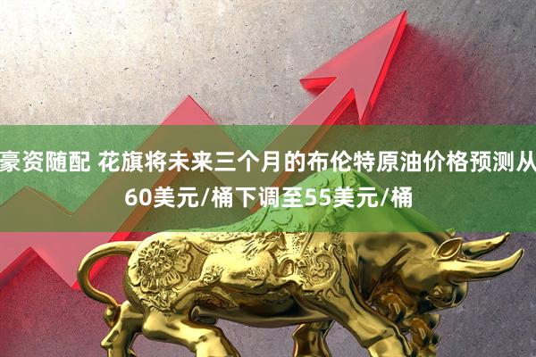 豪资随配 花旗将未来三个月的布伦特原油价格预测从60美元/桶下调至55美元/桶