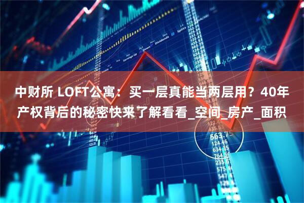 中财所 LOFT公寓：买一层真能当两层用？40年产权背后的秘密快来了解看看_空间_房产_面积