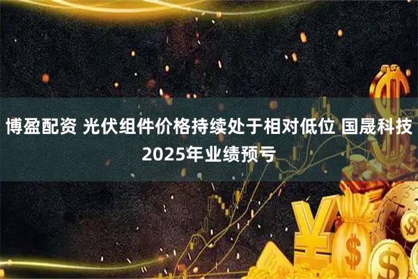 博盈配资 光伏组件价格持续处于相对低位 国晟科技2025年业绩预亏