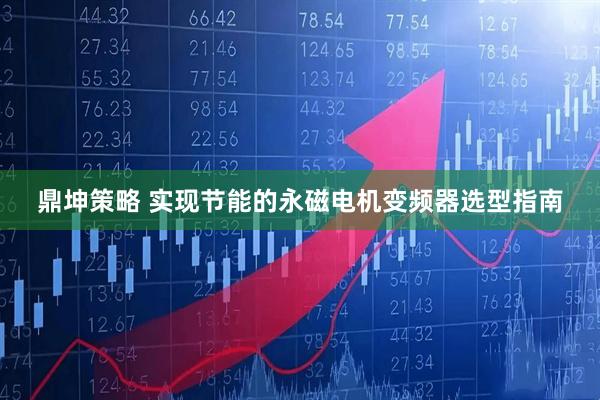 鼎坤策略 实现节能的永磁电机变频器选型指南