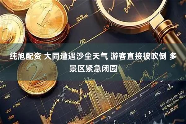 纯旭配资 大同遭遇沙尘天气 游客直接被吹倒 多景区紧急闭园